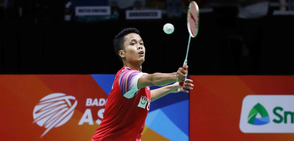 Anthony Ginting di Kejuaraan Bulutangkis Beregu Asia 2020