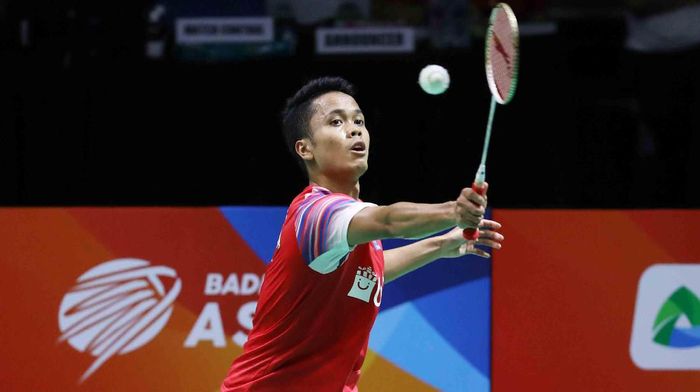Anthony Ginting Anthony Ginting di Kejuaraan Bulutangkis Beregu Asia 2020