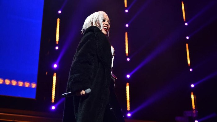 NEW YORK, NEW YORK - OCTOBER 21: Doja Cat performs during the TIDALs 5th Annual TIDAL X Benefit Concert TIDAL X Rock The Vote At Barclays Center - Show at Barclays Center of Brooklyn on October 21, 2019 in New York City. (Photo by Theo Wargo/Getty Images for TIDAL )