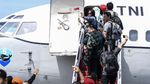 Senyum Bahagia WNI Saat Diterbangkan dari Natuna ke Jakarta