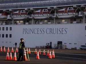 Ada 99 Kasus Baru, Total 454 Orang Positif Corona di Kapal Pesiar di Jepang