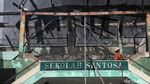 Dilalap Si Jago Merah, Begini Kondisi Sekolah Sentosa di Mangga Besar