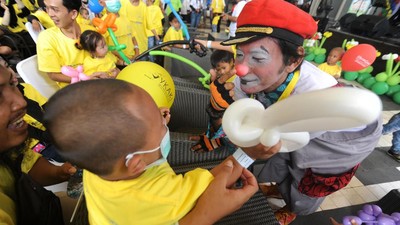 Menengok Perayaan Hari Kanker Anak di Jakarta hingga Medan