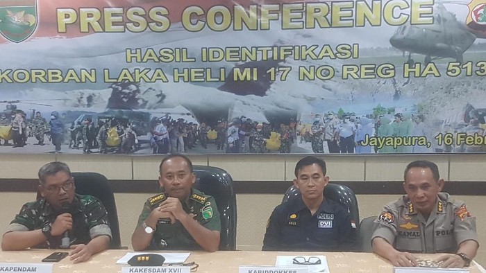 12 korban kecelakaan MI-17 teridentifikasi. 12 korban kecelakaan MI-17 di Papua teridentifikasi.