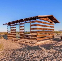 Seorang seniman asal Amerika bernama Philip K Smith berhasil mengubah gubuk yang terlantar menjadi sebuah bangunan sangat unik dan mempesona. Bangunan ini diberi nama Lucid Stead. Foto: Dok. Philip K Smith