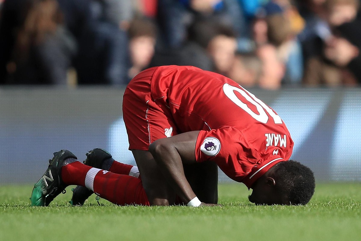 Sadio Mane, anak imam masjid, yang sudah mencetak 100 gol di Inggris. (Marc Atkins/Getty Images)