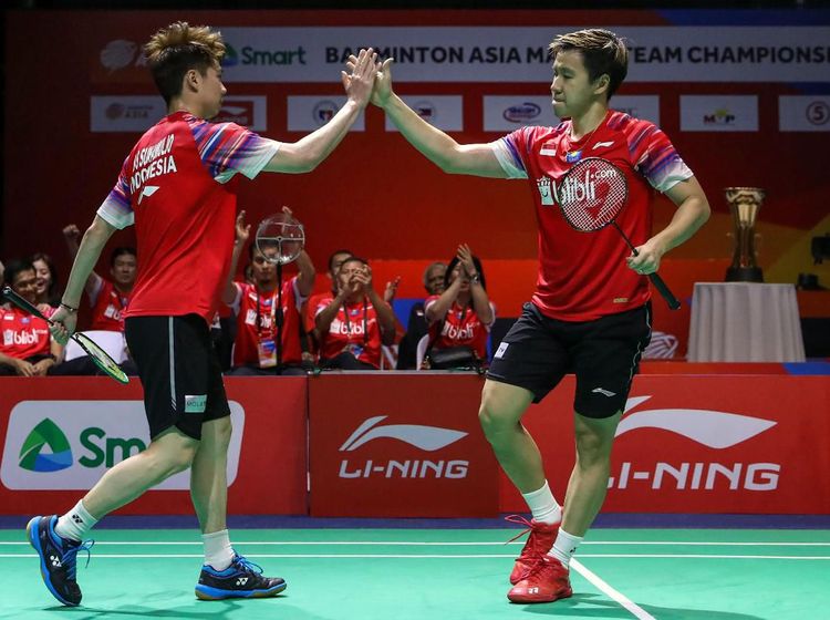 Mantap! Indonesia Juara di Kejuaraan Bulutangkis Beregu Asia 2020