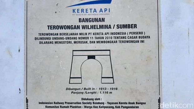 Nostalgia Menyusuri Terowongan KA Wilhelmina di Kabupaten Pangandaran