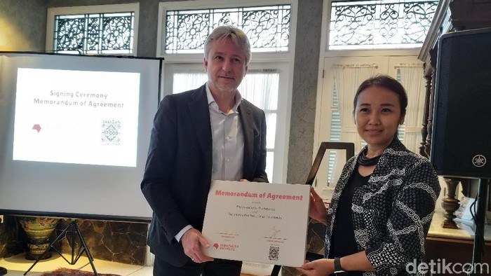 Frankfurt Book Fair Pilih Jakarta Jadi Lokasi Pameran Konten Internasional (Tia Agnes/detikcom)