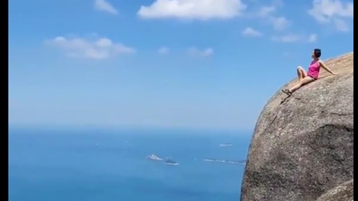 turis nekat di Brasil