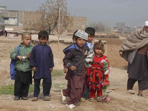 Potret Kehidupan Anak-anak Pengungsi Afghanistan