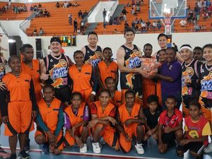 Jelang PON Papua, Maria Selena Cs Beraksi di Mimika Sport Complex