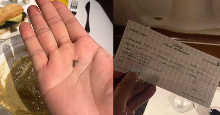 Menemukan benda tajam di makanan Menemukan benda tajam di makanan