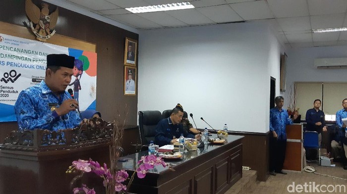 Pencanangan sensus penduduk 2020 di Pemkot Serang (Bahtiar Rifai/detikcom)