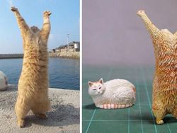 Kocak! Ketika Tingkah Hewan yang Viral Dijadikan Patung 3D