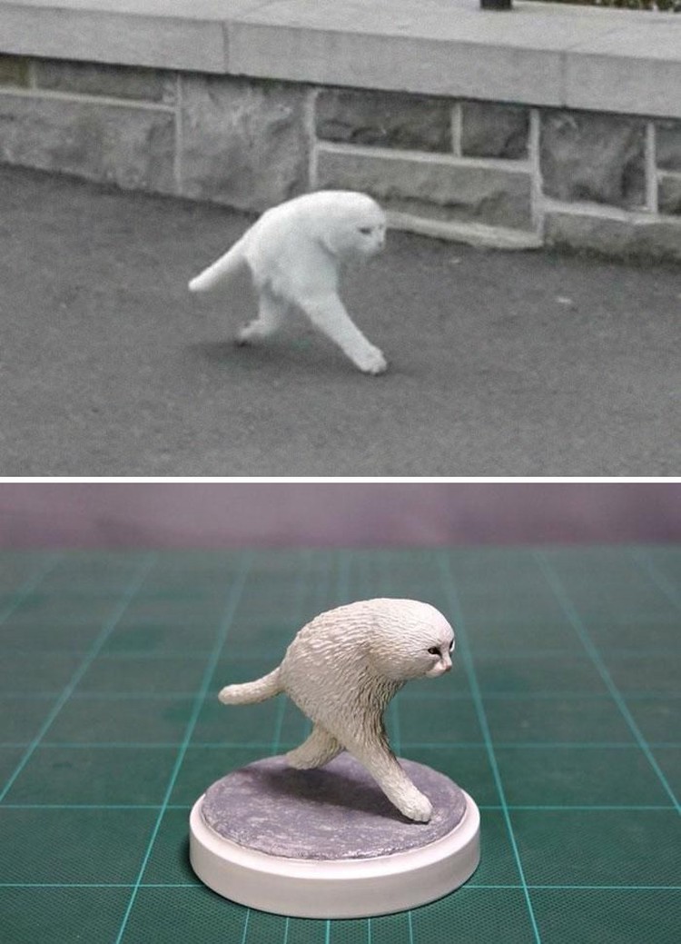 patung 3d hewan kocak tingkah hewan kocak diubah jadi patung 3d