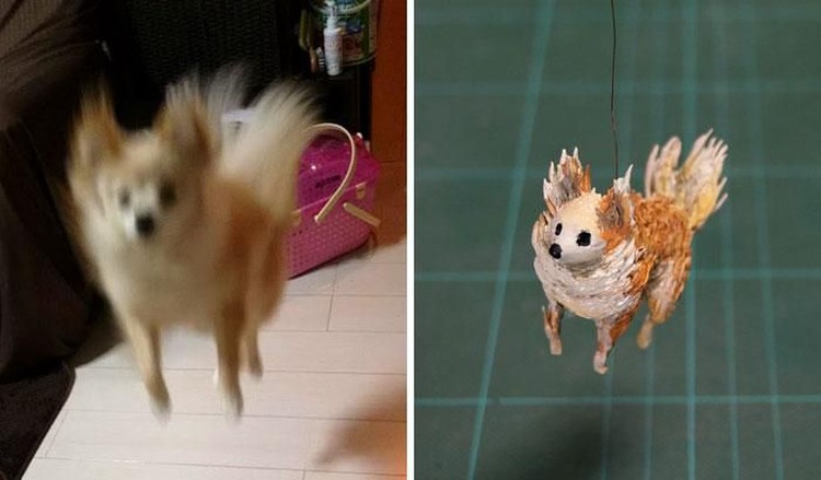 tingkah hewan kocak diubah jadi patung 3d