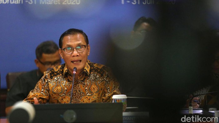 Kepala BPS Suhariyanto memberikan keteranga pers di Jakarta, Senin (17/2/2020). Badan Pusat Statistik (BPS) mencatat Indeks Pembangunan Manusia (IPM) Indonesia tahun 2019 sebesar 71,92, lebih tinggi dari IPM tahun 2018 yang sebesar 71,39.