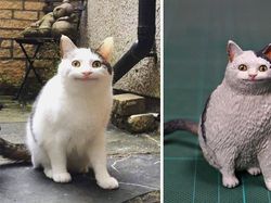 Kocak! Ketika Tingkah Hewan yang Viral Dijadikan Patung 3D