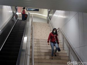 Imbas Corona, Penumpang Demam Tinggi Tak Boleh Naik MRT