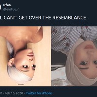 Berikut adalah salah satu foto Nabila Azlan yang paling sering disamakan netizen dengan Ariana Grande. Di kolom Instagram pun ramai menyebut jika ia memang mirip dengan pelantun lagu Thank You, Next tersebut. Foto: Instagram @nblaazln