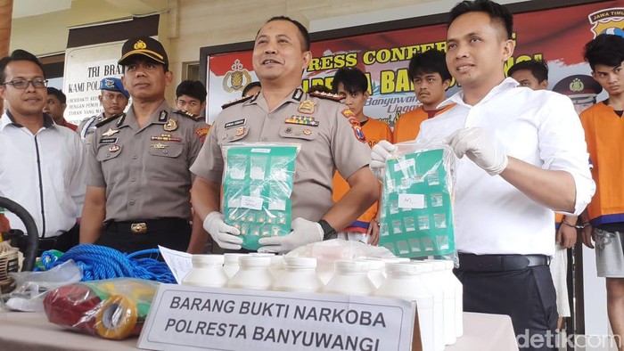 Polresta Banyuwangi Kembali Tangkap Pengedar Narkoba