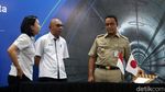 Proyek MRT HI-Kota Berlanjut, Begini Ekspresi Anies