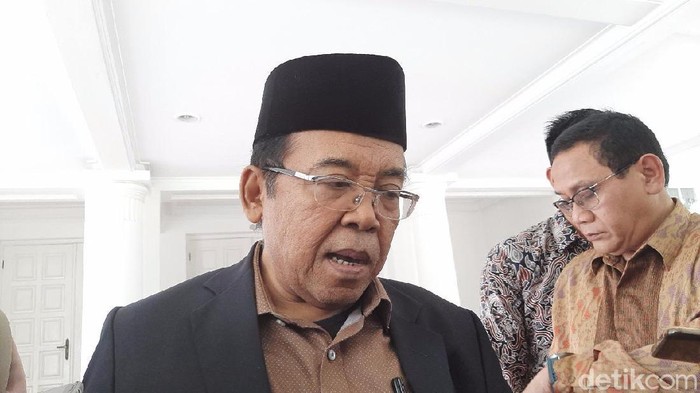 Juru Bicara Wakil Presiden Maruf Amin, Masduki Baidlowi (Lisye Sri Rahayu/detikcom)