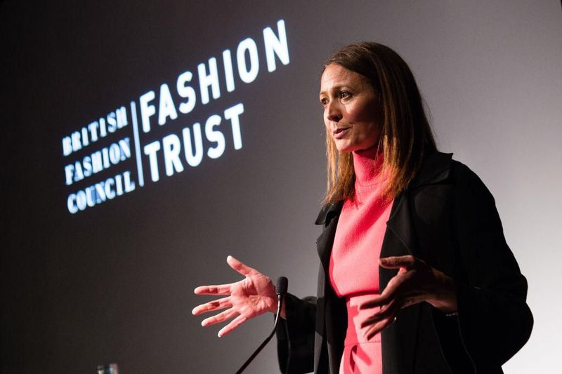 LONDON, ENGLAND - SEPTEMBER 17: Caroline Rush CBE attends a presentation in celebration of BoF China Prize 2018 winner Caroline Hu, held on partnership with Yu Holdings at The Serpentine Gallery on September 17, 2019 in London, England. (Photo by Samir Hussein/Getty Images for The Business of Fashion)