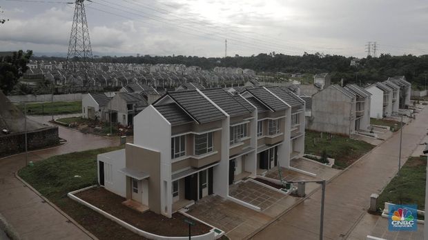 Suasana Perumahan Fasilitas Likuiditas Pembiayaan Properti (FLPP) di Cibarengkok  Pengasinan, Kec. Gn. Sindur, Bogor, Jawa Barat, Senin (17/2/2020). PT Bank Tabungan Negara (BTN) (Persero) Tbk pada tahun 2020 meningkatkan layanan transaksi digital untuk menggaet calon debitur Kredit Pemilikan Rumah (KPR). (CNBC Indonesia/Muhammad Sabki)