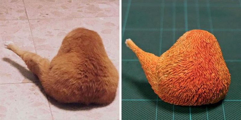 tingkah hewan kocak diubah jadi patung 3d