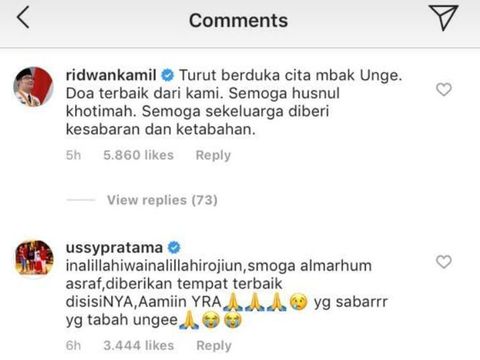Ashraf Sinclair Meninggal, Ridwan Kamil Sampaikan Belasungkawa