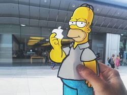 Seniman Ini Pakai Ilustrasi Kartun untuk Warnai Kota