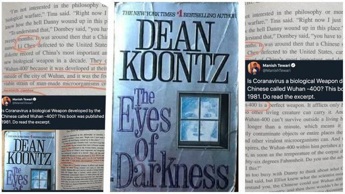 Novel yang Rilis Tahun 1981 Ini Prediksi Adanya Virus Corona di Wuhan Novel yang Rilis Tahun 1981 Ini Prediksi Adanya Virus Corona di Wuhan