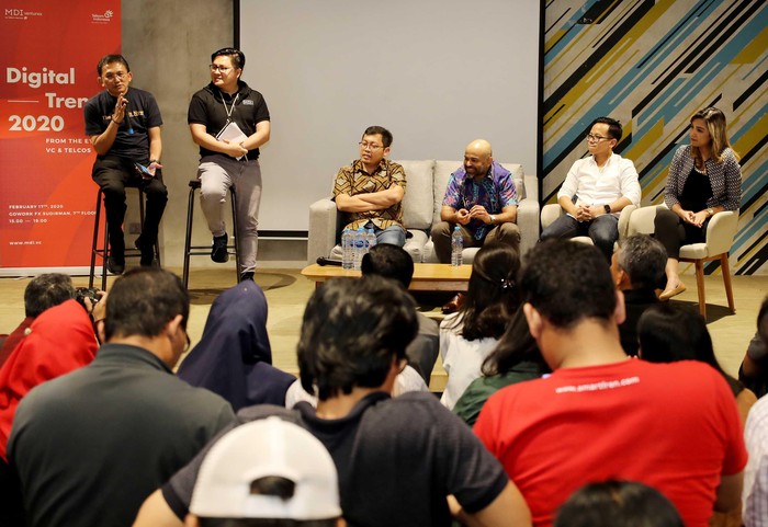 Ekspansi Telkom Dukung Akselerasi Ekosistem Digital Telkom Indonesia terus mendukung program pemerintah dalam percepatan menuju ekosistem digital di Indonesia lewat “Digital Trends 2020 from The Eyes of VC’s and Telcos” di Jakarta.
