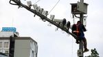 Begini Perbaikan Instalasi Kabel CCTV Lalu Lintas di Kawasan Thamrin