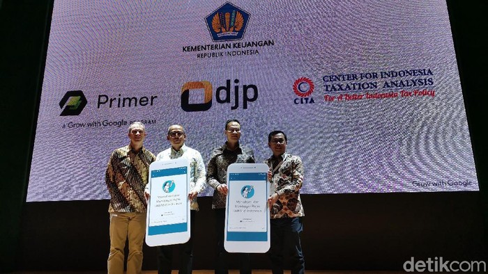 Acara Grow With Google Pajak dan keuangan kini bisa dipelajari netizen lewat aplikasi. Google, Ditjen Pajak dan Center for Indonesia Taxation Analysis (CITA) membuat Acara Grow With Google luncurkan aplikasi Primer, kolaborasi dengan Ditjen Pajak dan Center for Indonesia Taxation Analysis (CITA)