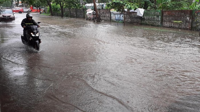 Banjir di Kompleks Pemda Makassar