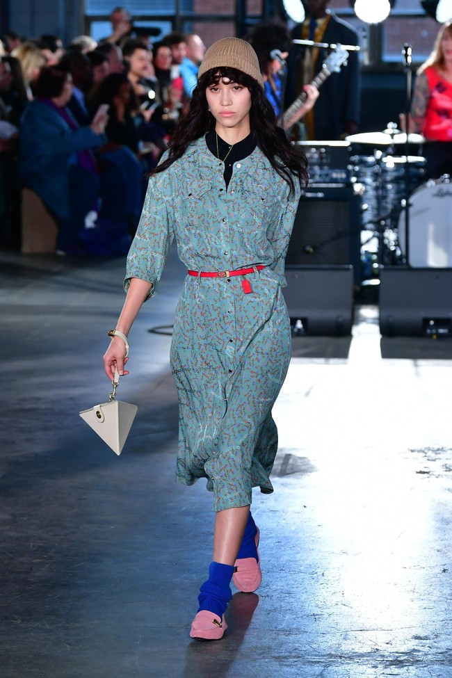 Fashion show koleksi musim gugur/dingin 2020 Coach di New York Fashion Week 2020, New York, Selasa [11/2/2020]. Photo by Slaven Vlasic/Getty Images.