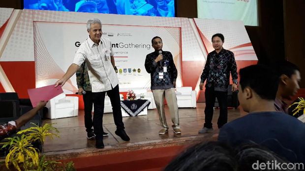 Hadiri Acara di UMY, Ganjar Disambut Demo Mahasiswa