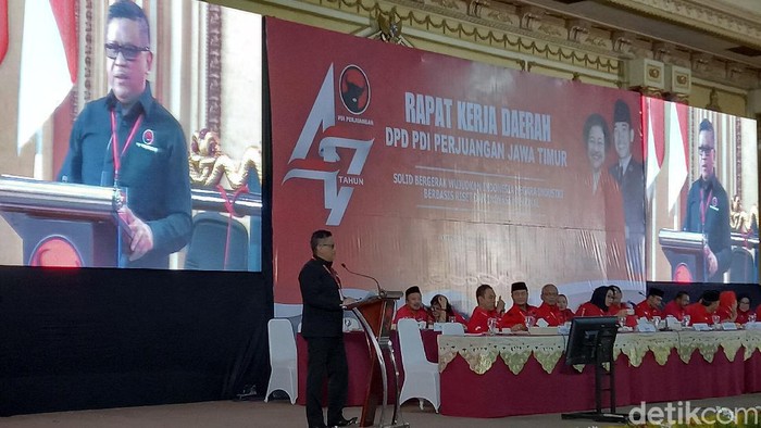 rakerda pdip jatim di sidoarjo