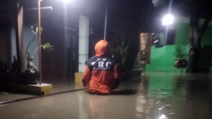 Ratusan rumah terendam banjir hingga 1 meter di Blora, Selasa (18/2/2020).