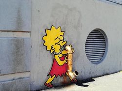 Seniman Ini Pakai Ilustrasi Kartun untuk Warnai Kota