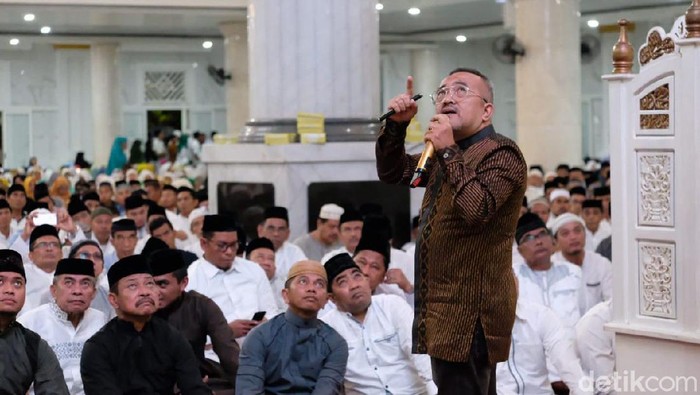 Survei Jaringam Suara Indonesia (JSI) menyatakan 90,7 persen masyarakat Gowa puas atas kinerja bupati dan wakil bupati (Noval Dhwinuari Antony/detikcom)