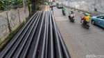 Waduh, Trotoar di Jalan Tentara Pelajar Tertutup Kabel Besar