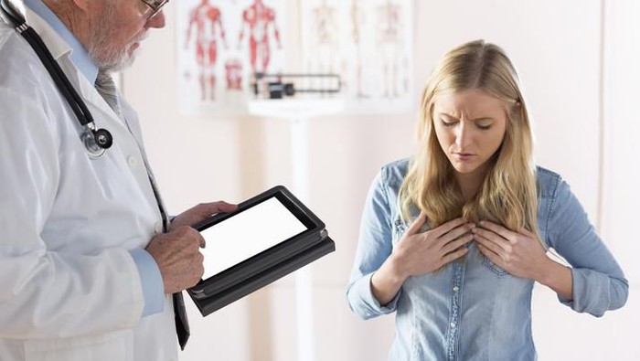 gerd Gastroesophageal reflux disease GERD on a clinic desk.