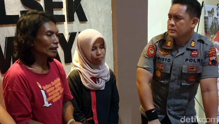 Pasutri asal Brebes ditangkap polisi karena mengurung dan memaksa seorang gadis ABG seks bertiga alias threesome. Seperti apa tampang keduanya?