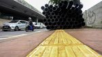 Waduh, Trotoar di Jalan Tentara Pelajar Tertutup Kabel Besar