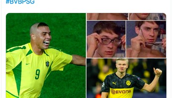 Ini Haaland apa Ronaldo ya? Foto: istimewa