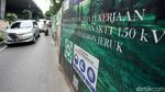 Waduh, Trotoar di Jalan Tentara Pelajar Tertutup Kabel Besar